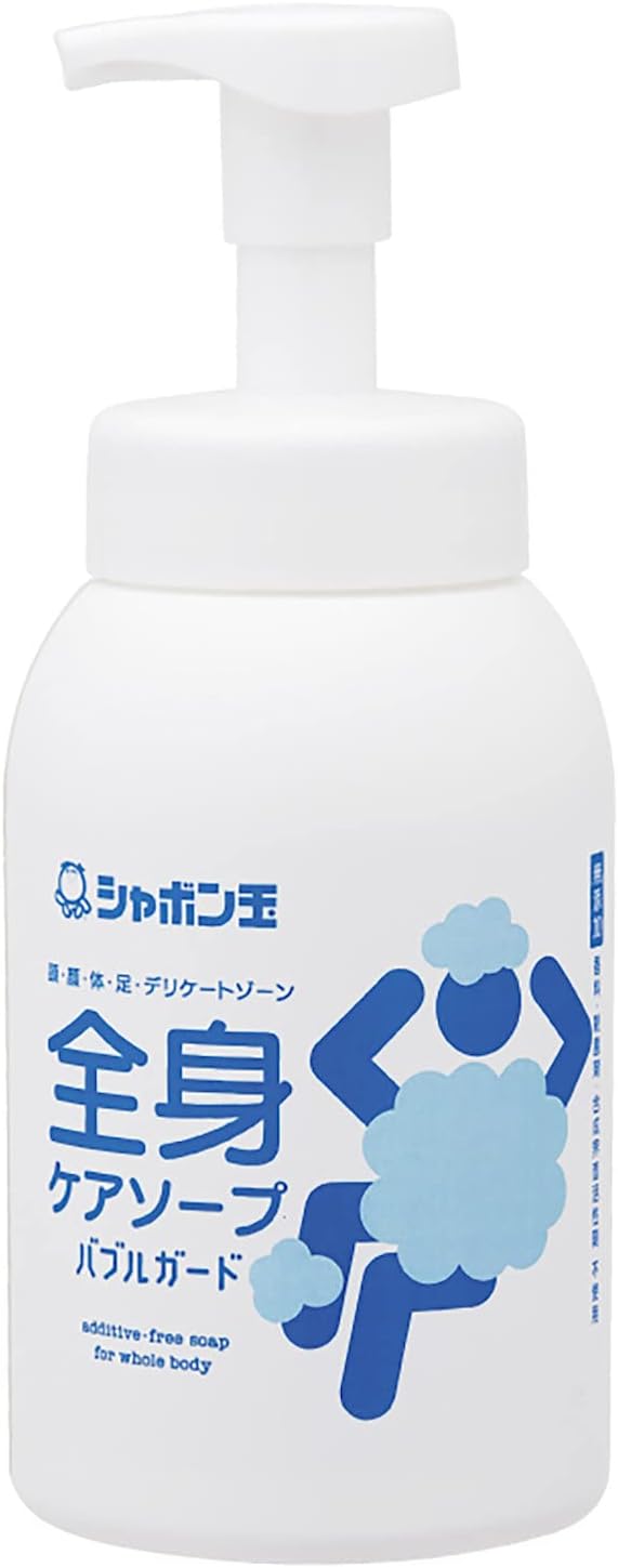 Shabondama Soap, Full Body Care Soap, Bubble Guard, Bottle, 12.4 fl oz (570 ml), Full Body Washable, Cleaning Agent, Nursing Care - BeesActive Australia