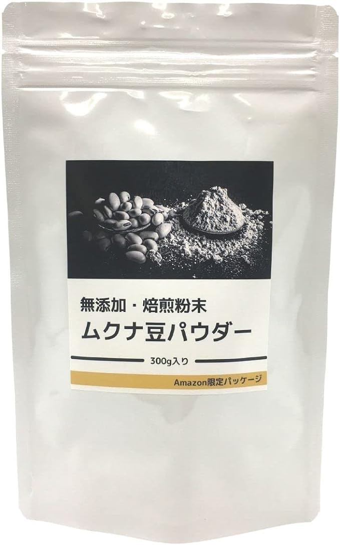 Mukuna Bean Powder, 10.6 oz (300 g), Roasted, 100% Additive-Free [ Exclusive Package] Mukuna Bean Powder 10.6 oz (300 g) - BeesActive Australia