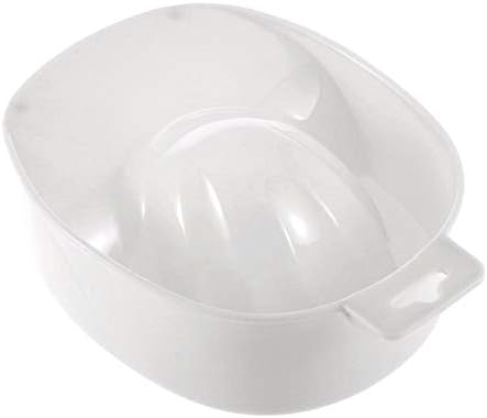 White Finger Bowl, White Nail Art, Finger Ball, Gel Certification Nail Certification Acetone Container for Off - BeesActive Australia