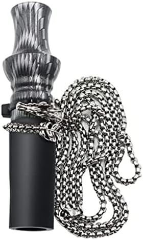 Shisha Mouthpiece Stainless Steel Chain Strap Shisha Mouth Tips Reusable Water Mouthpiece with Silicone Resin Water Pipe Mouthpiece Shisha Hose (Color: Black) - BeesActive Australia