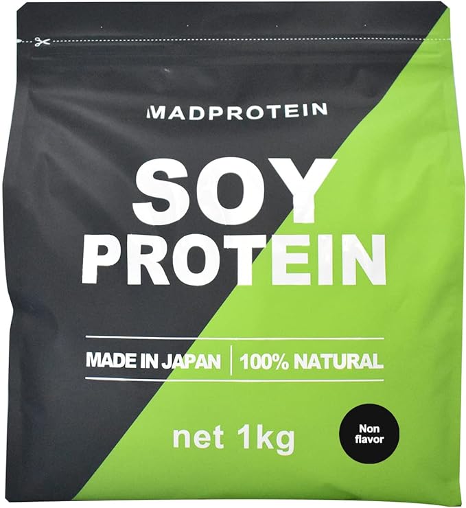 MAD PROTEIN Soy protein, no artificial sweeteners, no flavor, domestically processed soybeans, no additives, vegetable protein (1kg) - BeesActive Australia