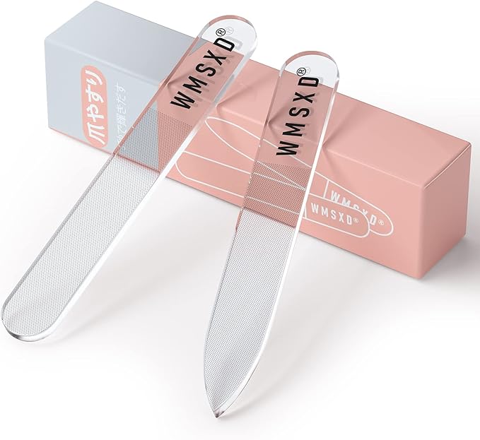 WMSXD Nail Polish, Nail File, Made of Glass, Made of Glass, Gets Shiny in 5 Seconds - BeesActive Australia