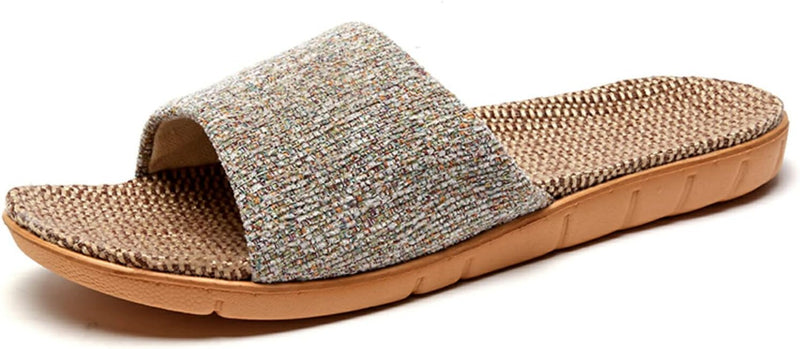 Confis Slippers, Room Shoes, Summer, Spring, Women's, Men's, Sandals, Indoor Wear, Linen, Lightweight, Gift -  Australia