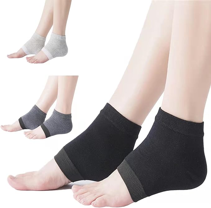 Heel Care Socks, Heel Moisturizing Socks, Heel Care Socks, Exfoliating Care, Crack Prevention, Smooth, Smooth Heel, Moisturizing Protection, Bedtime - BeesActive Australia