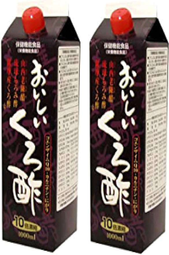 Delicious Kuro Vinegar 10x Concentrated 1000ml Ryukyu Moromi Vinegar Contains Domestic Kuro Vinegar Coenzyme Q10/L-Carnitine - BeesActive Australia