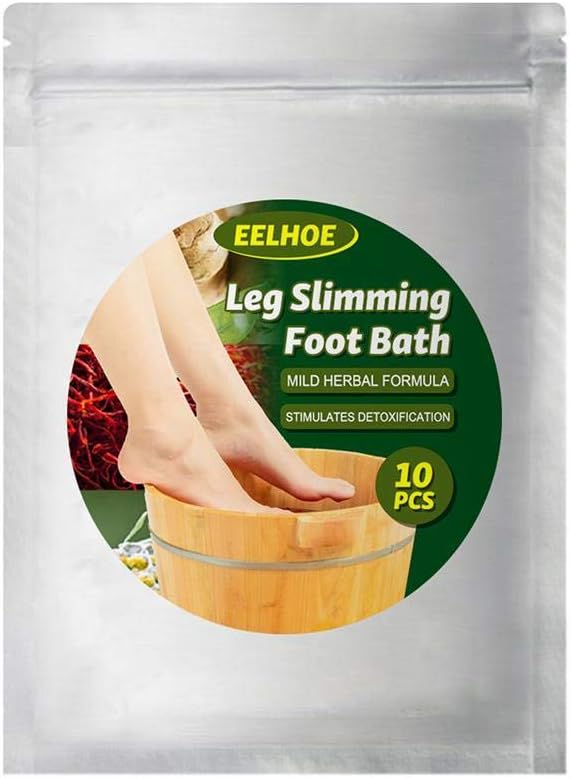 Vanow Leg Slimming Foot Bath Bag, Wormwood Foot Soak Pack, Ginger Foot Bath Bag, Foot Medicine Bath Agent, Foot Bath Agent, Herbal Foot Bath - BeesActive Australia