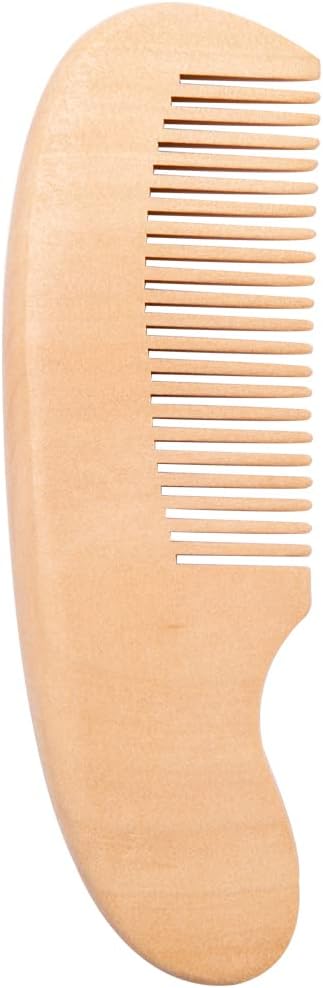 O-Life Baby Hair Brush, Comb, Baby Brush, For Newborns, Infants, Babies, Hair Brush, Comb, Head Massager, Natural Wood, Baby Shower Gift, Gift, Anti-Static - BeesActive Australia