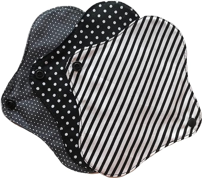 Suto Kotto Cloth Napkin, Petite Liner, Black Flannel, Set of 3, Made in Japan (Tone Dick) - BeesActive Australia