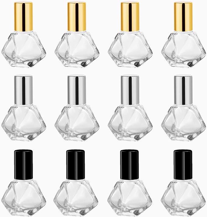 HAMILO 12 Pcs Roll On Bottle Sorter Refill Perfume Glass -  Australia