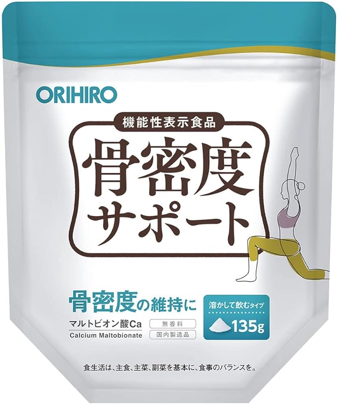Orihiro Bone Density Support 135g Food with Functional Claims Calcium Maltobionic Acid - BeesActive Australia
