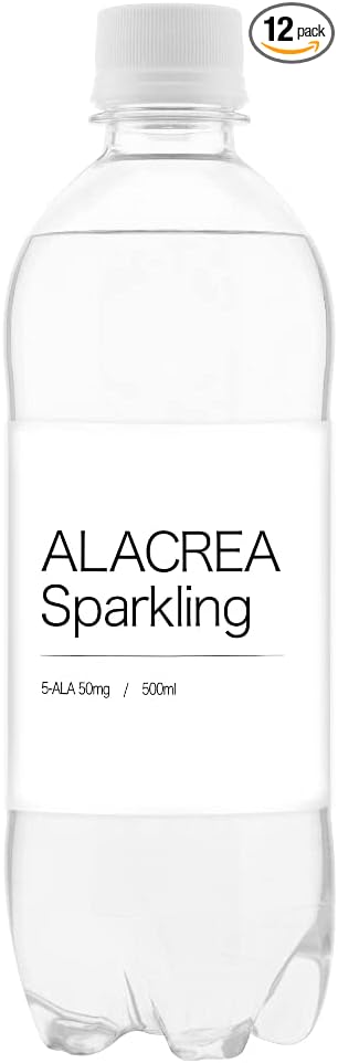 ALACREA Sparkling 5-ALA 50mg Aminolevulinic Acid Beverages (12 Bottles) by Neofarma Japan - BeesActive Australia