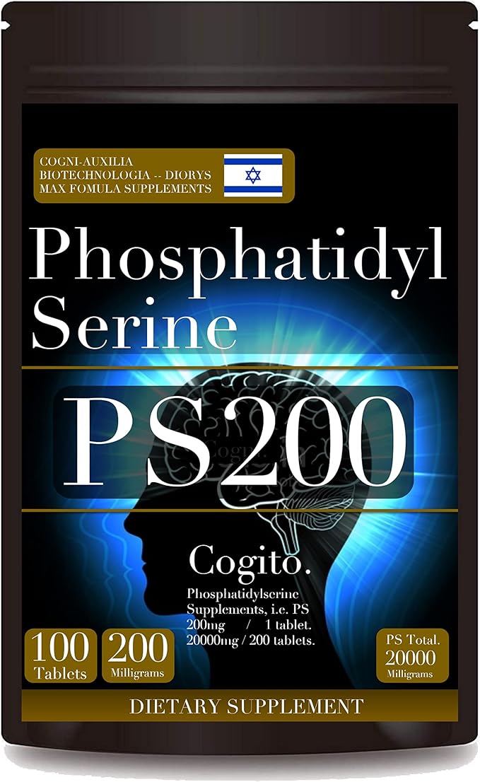 PhosphatidylSerine Supplement PS200 (100 tabs) PhosphatidylSerine Supplement PS200 100tabs - BeesActive Australia