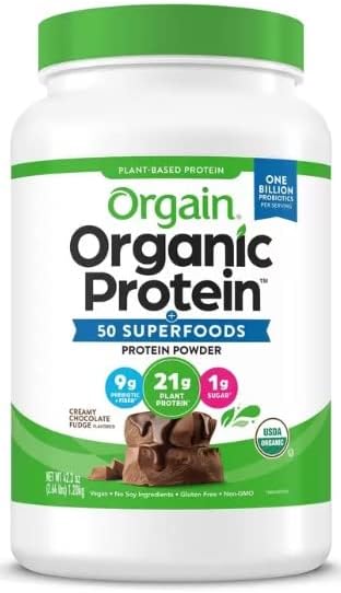 ORGAIN Superfood Organic Protein Powder Chocolate Flavor 1200g - BeesActive Australia