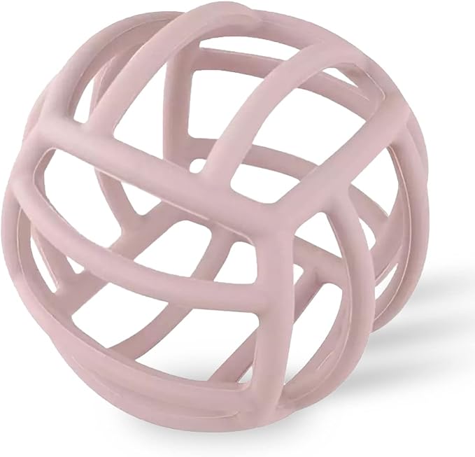 miala Silicone Ball, Food Sanitation Law Inspection Clear, Ball, Teeth, Baby Toy, Baby Shower, First Toy (Baby Pink) -  Australia