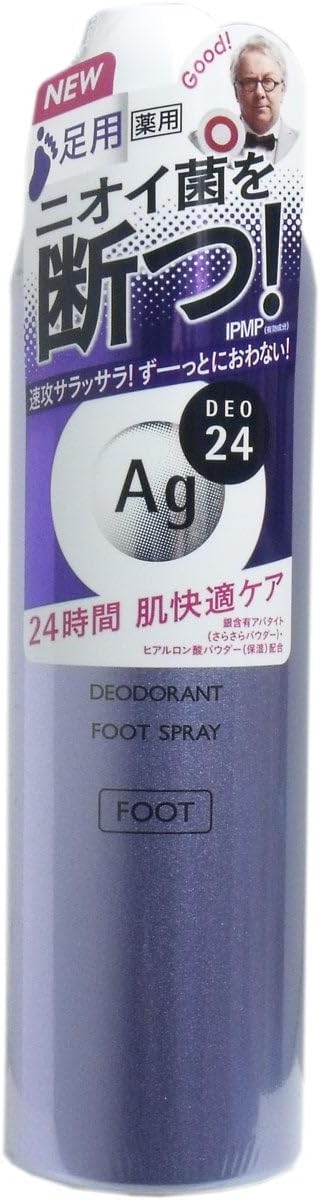 Mihama Tsusho AG Deo 24 Foot Spray H Foot Spray Unscented L 5.0 oz (142 g) - BeesActive Australia