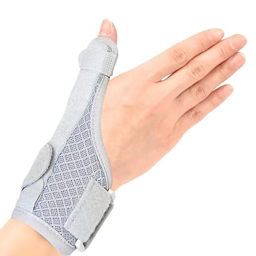 Wrist Thumb Supporter, Thumb Base Supporter, Mesh Material, Breathable, Fixed Metal Plate + Elastic Metal Plate, One Size Fits Most, 1 Piece, For Left and Right Use -  Australia