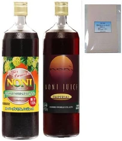 DOKA-SHOP High Wave Certified Product [Super Premium Noni Juice] 100% Noni Juice, 4 Months Aged and Fermented, 900ml & Organic JAS Certified Product [Imperial Noni Juice] 100% Noni Juice, 6 Months Lon - BeesActive Australia