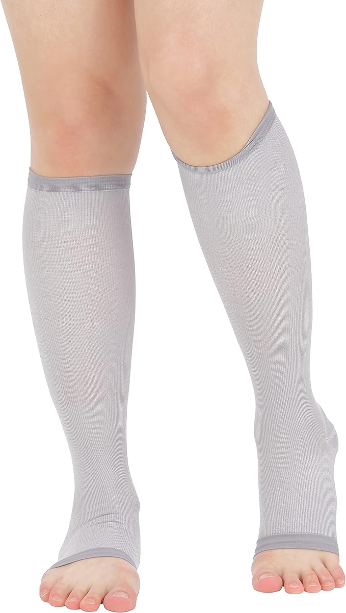 Dr.Feel Cool Elastic Socks Supervised by Doctors - Cool and Comfortable Even in Summer- [Uses Cool Feel Material] No Toes, For Both Feet (1 Pair) -  Australia