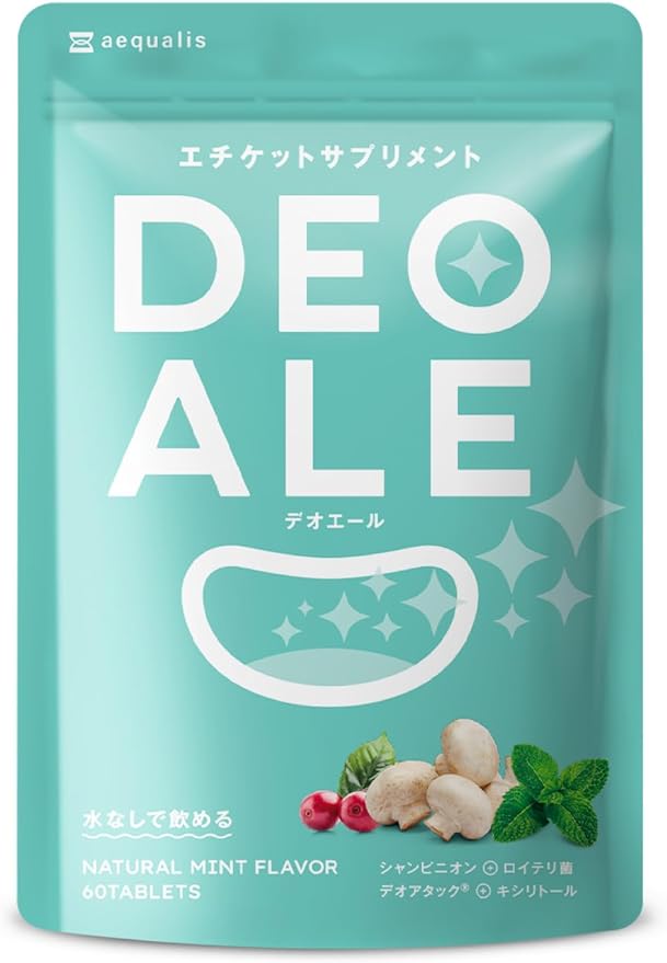 Deo Ale Supplement Champignon Deo Attack Contains L. reuteri 60 tablets 30 days supply - BeesActive Australia