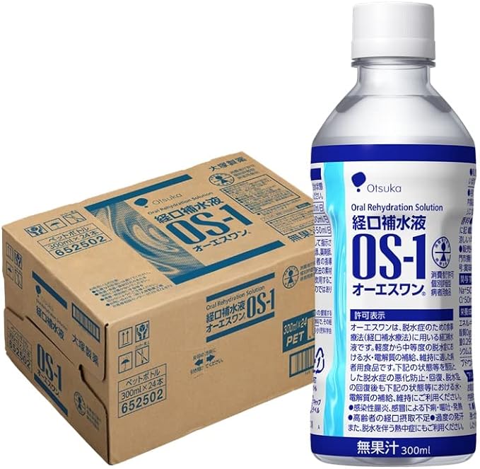 Otsuka Pharmaceutical Oral Rehydration Solution, OSOne Plastic Bottle, 10.1 fl oz (300 ml) x 24 Bottles - BeesActive Australia
