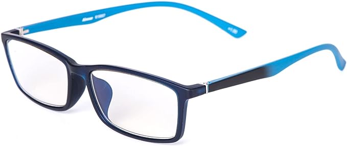 [C.AMOUR] Stylish Men's Reading Glasses, Blue Light Cut Glasses, Lightweight, Ultra Thin Lenses, Single Focus, Square TR90, Men's Senior Glasses, Mobile Reading Glasses, Case Included, For Computers, Smartphones, For PCs +1.0 to +3.5 -  Australia