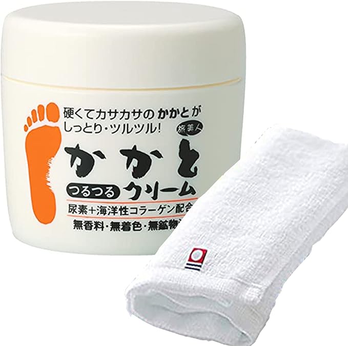 Azuma Shoji [Price As It Is With Imabari Towel] Heel Smooth Cream 3.5 oz (100 g) (1 Piece), Fragrance-free, Dry Hard Heels, For Old Exfoliation Countermeasures Such As Knees, Foot Pack, Traveling Beauty -  Australia