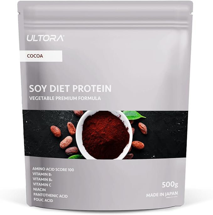 ULTORA Ultra Soy Protein Cocoa Flavor 500g No Artificial Sweeteners Domestic Diet - BeesActive Australia