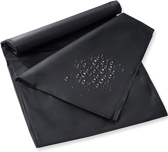 Lotion Mat, Waterproof, Esthetic Mat, Oil, Mat Sheet, Bedwetting Mat, Nursing Care (6.9 x 3.5 ft (2.2 x 1.3 m), Black - BeesActive Australia