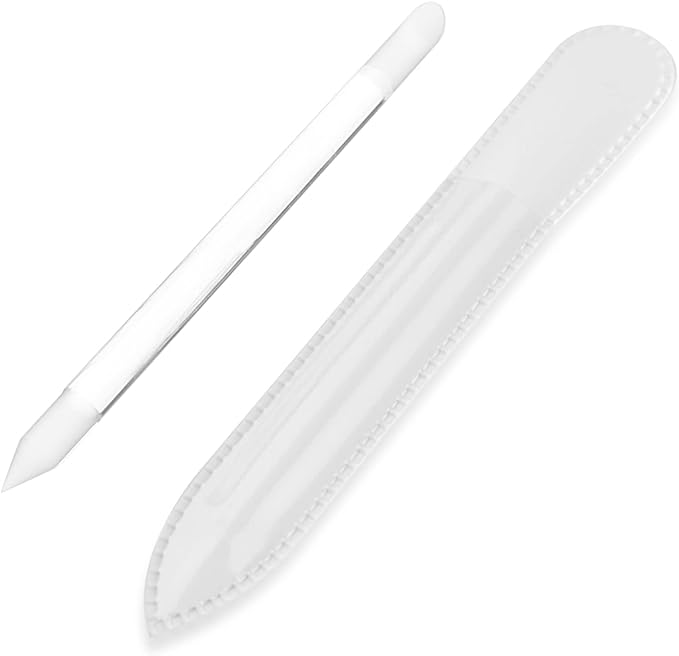 BONA FIDE BEAUTY Glass Cuticle Pusher, Made in Czech Republic, Bohemian Glass, 2-in-1 Cuticle Treatment Set, Amikawa Treatment, Nail Care, Nail Care, Nail Care -  Australia