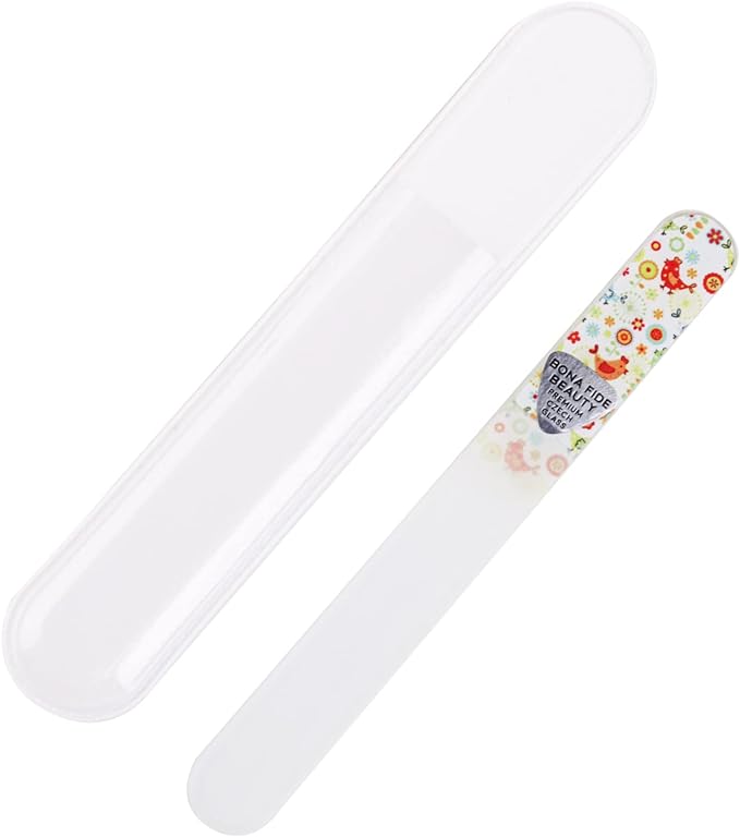 BONA FIDE BEAUTY Baby Nail File, Glass, Mini Nail File, Baby Nail File, Recommended Gift for Newborns, Infants and Children, Nail Care, Made in the Czech Republic, Bohemian Glass -  Australia