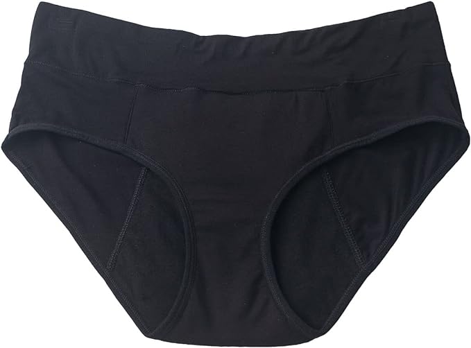 [KarlyShop Import] KalryShop import Sanitary Panties, No Napkins, For Menstrual Use, Day or Night, Urine Leak, Menstrual Blood Absorption, Waterproof, Menstrual Blood, Menstrual Blood, Panties, For Many Days, Rs9080 L, Black -  Australia
