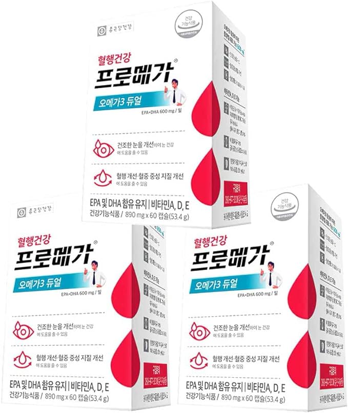 Chonggundan Ultra Promega Omega 3 Dual 60 tablets/set of 3 (approximately 6 months supply) - BeesActive Australia