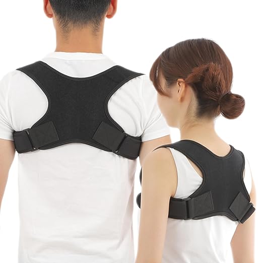 Parone Posture Supporter, Posture Belt, Hunchback Belt, Unisex, Back, Shoulders, Spine Muscles (M Size) - BeesActive Australia