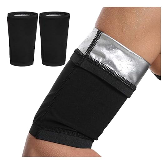 Upper Arm Sauna Belt, Thin, Arm Sweat Shaper, Supporter, Shape-Up, Left & Right Pieces, Large Size, Women's, Men's - BeesActive Australia