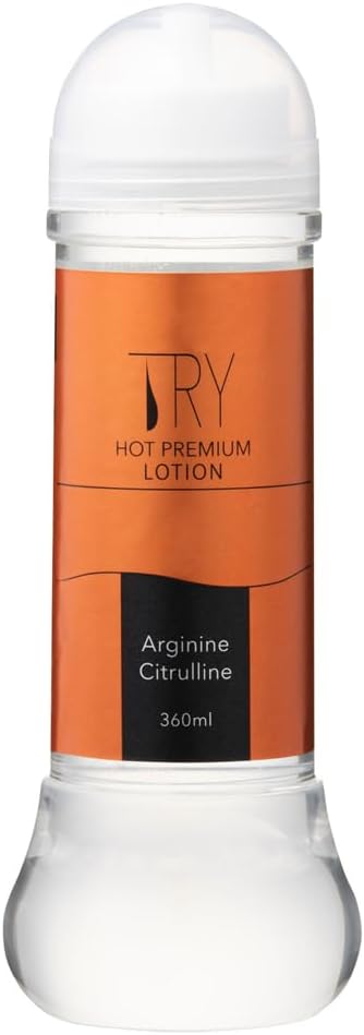 TRY Hot Premium Lotion, 12.2 fl oz (360 ml), Warm, Arginine & Citrulline Formulated - BeesActive Australia
