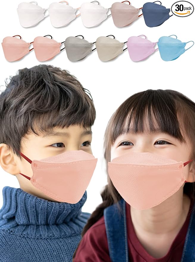 LaViness Non-woven Fabric Children's Mask 3D 3D Mask, Bicolor 30 Pieces -  Australia