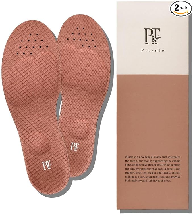[Set of 2] Pit Sole, Insole, Beautiful Legs, Posture Support, Beautiful Posture Insole, Unisex, Standing Work, Stress Reduction, Arch Support, Size Adjustment, Insole, Ultra Lightweight [S] - BeesActive Australia