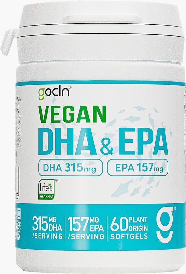 GoCLN DHA EPA Omega 3 Supplement 100% Vegetable Supplement Extracted from Seaweed Made in Japan 60 Softgel Capsules - High-Potency Omega 3 supplement with DHA and EPA - Vegan - Made in Japan - BeesActive Australia