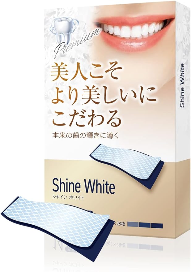 Whitening Shine White, 14 Day Supply, Pack of 28, Whitening Sheets, Whitening, Teeth Care, Easy Home Whitening, Tooth Sheet, Toothpaste Tape, Teeth Yellowing, 1.0 Bags - BeesActive Australia