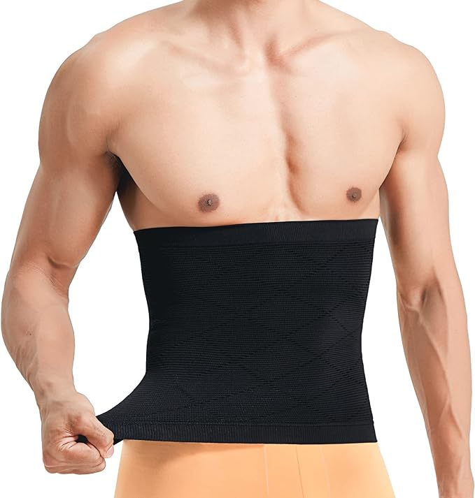 Sawaiko Waist Supporter, Belly Wrap, Tummy Tightening, Unisex, Thin, Cold Protection, Women's, Men's, Cold Retention, Warm, Stomach Wrap, Thin, Warm, Support Belt Corset, Soft, Breathable - BeesActive Australia