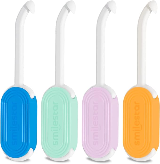Youfo Aligner Remover Chewy 2 in 1 Orthodontic Mouthpiece Retainer Removal Tool Set of 4 Colors with Brush - BeesActive Australia