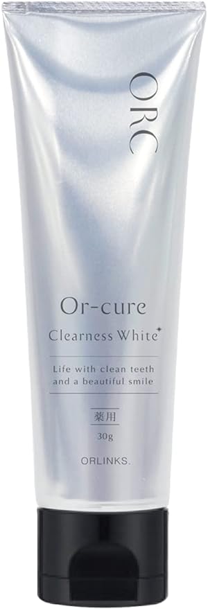Medicated Orcure Clearness White Toothpaste, Whitening, Bad Breath Care, Hypersensitivity, Periodontal Disease, Decay, Tobacco Smear, Safe Domestic Production, 1.1 oz (30 g) x 1 - BeesActive Australia