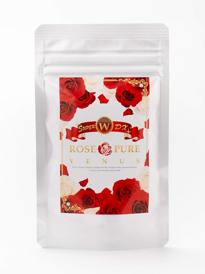 Rose Supplement Rose Pure Venus 60 tablets 1 month's worth For etiquette care Beauty ingredients Damask rose Persimmon Shibu extract Champignon extract Grape seed oil A nutritional supplement containing a luxurious blend of various vitamins - BeesActive Australia