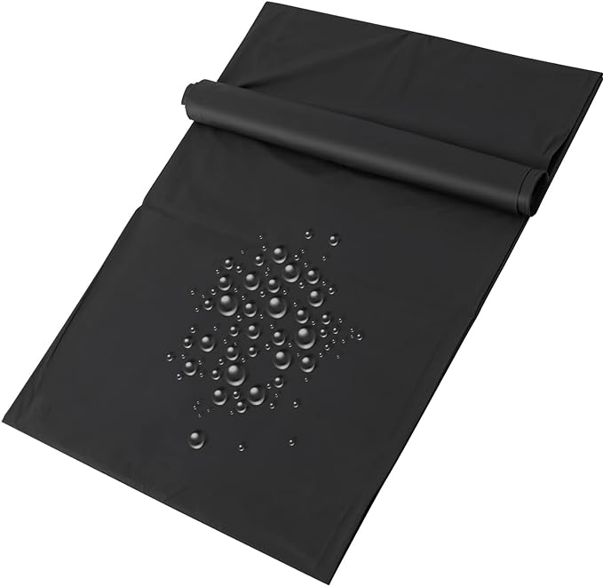 Waterproof Sheet, Lotion Mat, Bedwetting Sheet, Esthetic, Waterproof Mat, For Oil Massage, Lotion Sheet, Bedwetting Mat (Black, 6.6 x 5.1 ft (2 x 1.3 m) - BeesActive Australia
