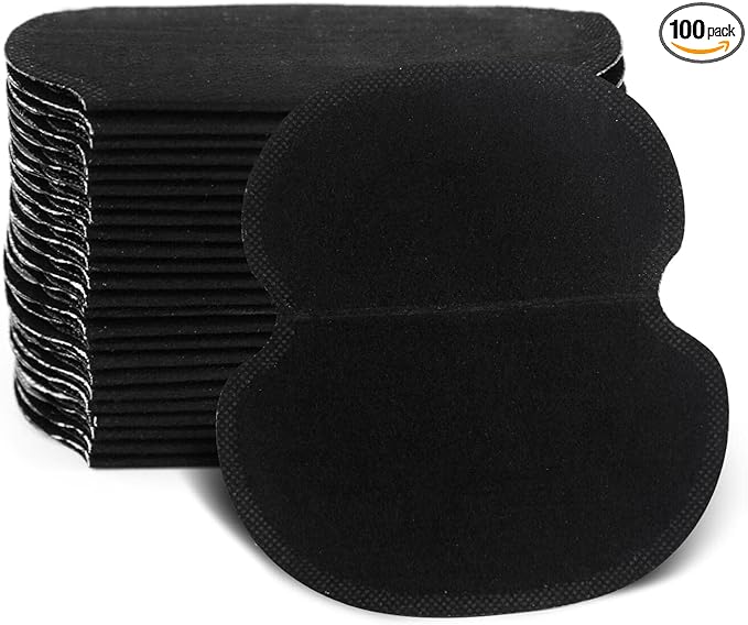 Big Men and Women Hyperhidrosis Armpit Sweat Pads [100 Sheets], CANAGROW Disposable Armpit Sweat Pads, Comfortable, Odorless, Invisible, Super Adhesive, Sweat-free Armpit Protection, Black -  Australia