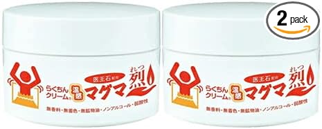 Rakuchin Cream Warming Magma Retsu, 3.5 oz (100 g) x 2 Piece Set - BeesActive Australia