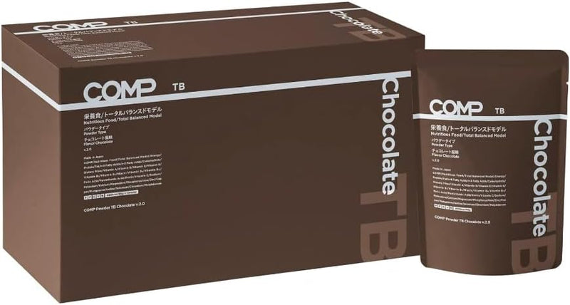 COMP Powder TB Chocolate 1,140g (95g x 12 bags) Chocolate High protein Essential amino acids Essential fatty acids Medium chain fatty acids Dietary fiber Vitamins Minerals Polyphenols - BeesActive Australia