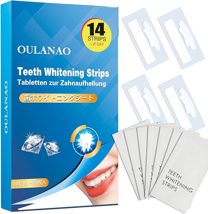 Whitening Sheet Teeth Whitening Whitening Tooth Brush Tape For Shining White Teeth in 7 Days (7 Day Supply, Pack of 14) - BeesActive Australia