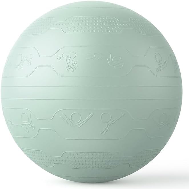PROIRON Balance Ball 65cm Ball with Training Guide Pattern Thick Gym Ball Balance Ball Chair Sports Load Capacity 300KG Anti-Burst Inflator Included (6 Colors) - BeesActive Australia