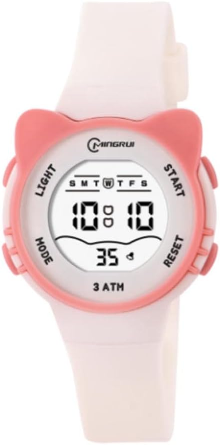 GAWZ JAPAN Children's Digital Wristwatch, Cute Children's Watch, Silicone Strap, Kitty, Cat, Children's Watch, Children's Watch, Kindergarten, School Entrance Celebration, Children's Birthday Gift, -  Australia